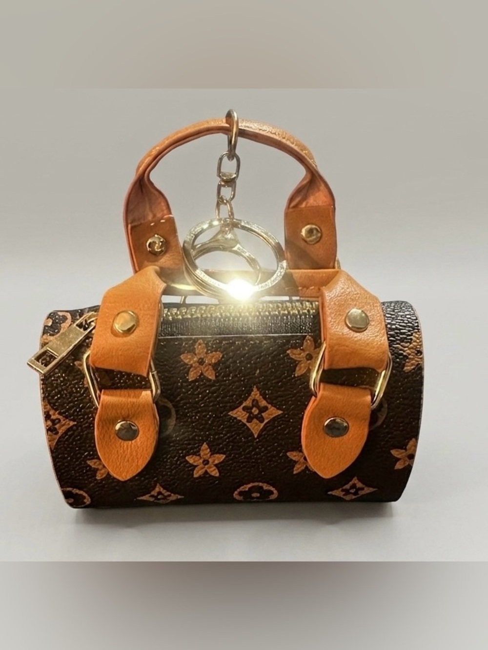 Bag Charm/Coin Purse - Dark Brown